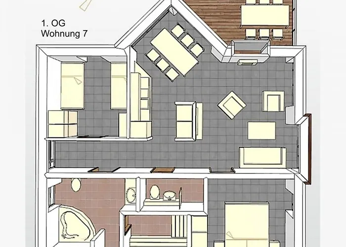 شقة Strandvilla 7 - Strandfeuer
